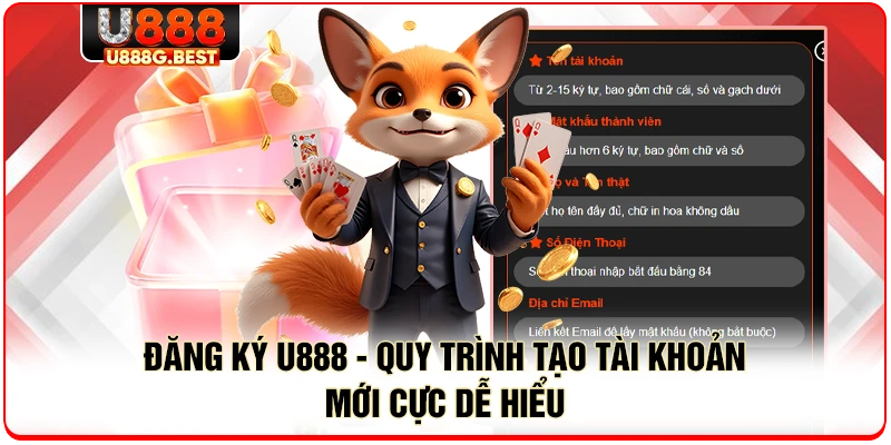 Đăng Ký U888 - Quy Trình Tạo Tài Khoản Mới Cực Dễ Hiểu